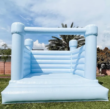 Pastel Blue Bounce House