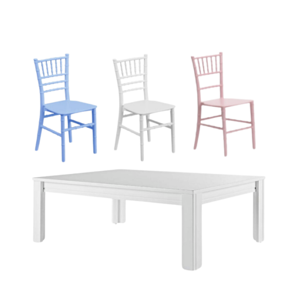 kids tables and chairs rentals