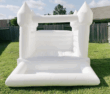 2-in-1 Mini White Bounce House (8'x10')