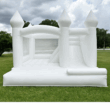 2-in-1 White Bounce House (11'x13')